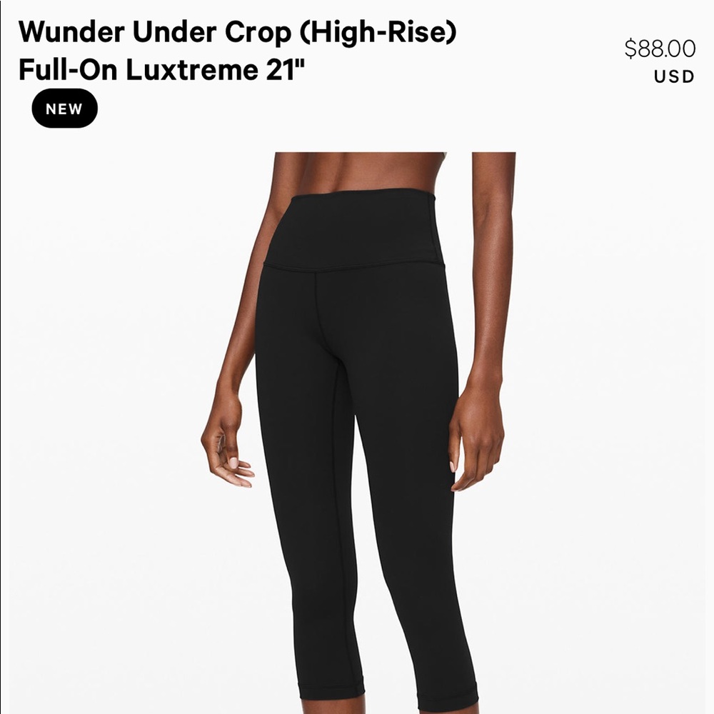 Lululemon | Wunder Under 21” Legging